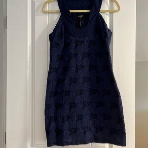Laundry By Shelli Segal Navy Mini Dress